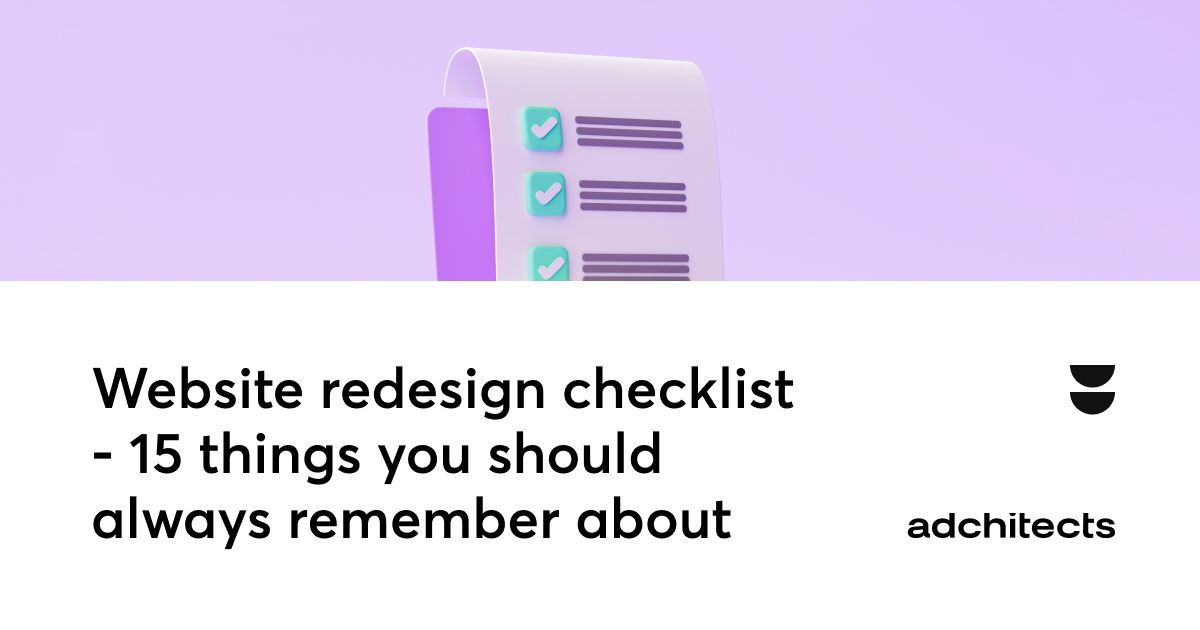 site redesign checklist 15 things you should always remember about